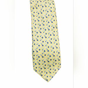 Yellow Floral Men's Tie